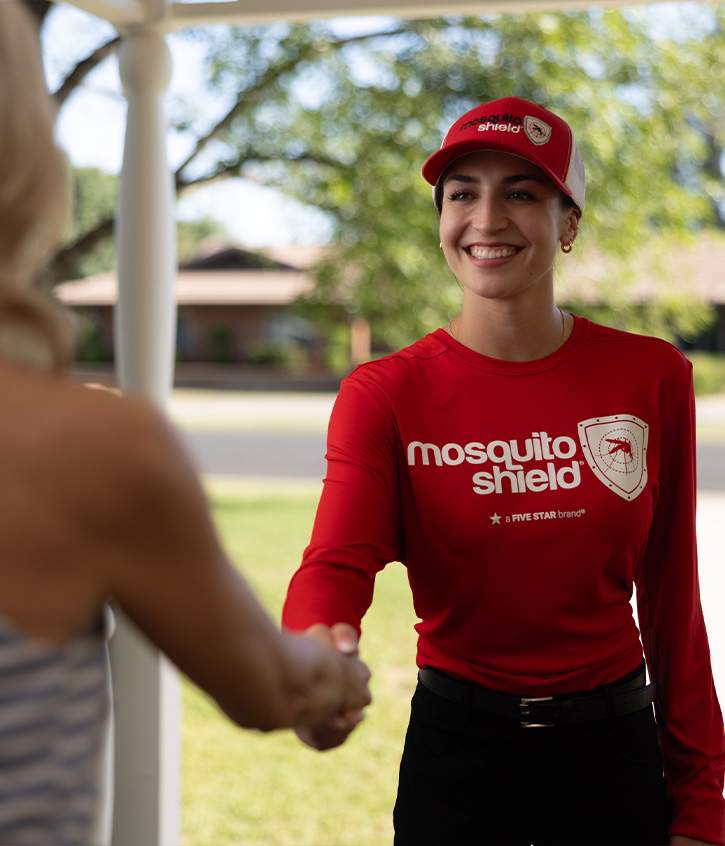 Franchise Fast Facts greeting at door